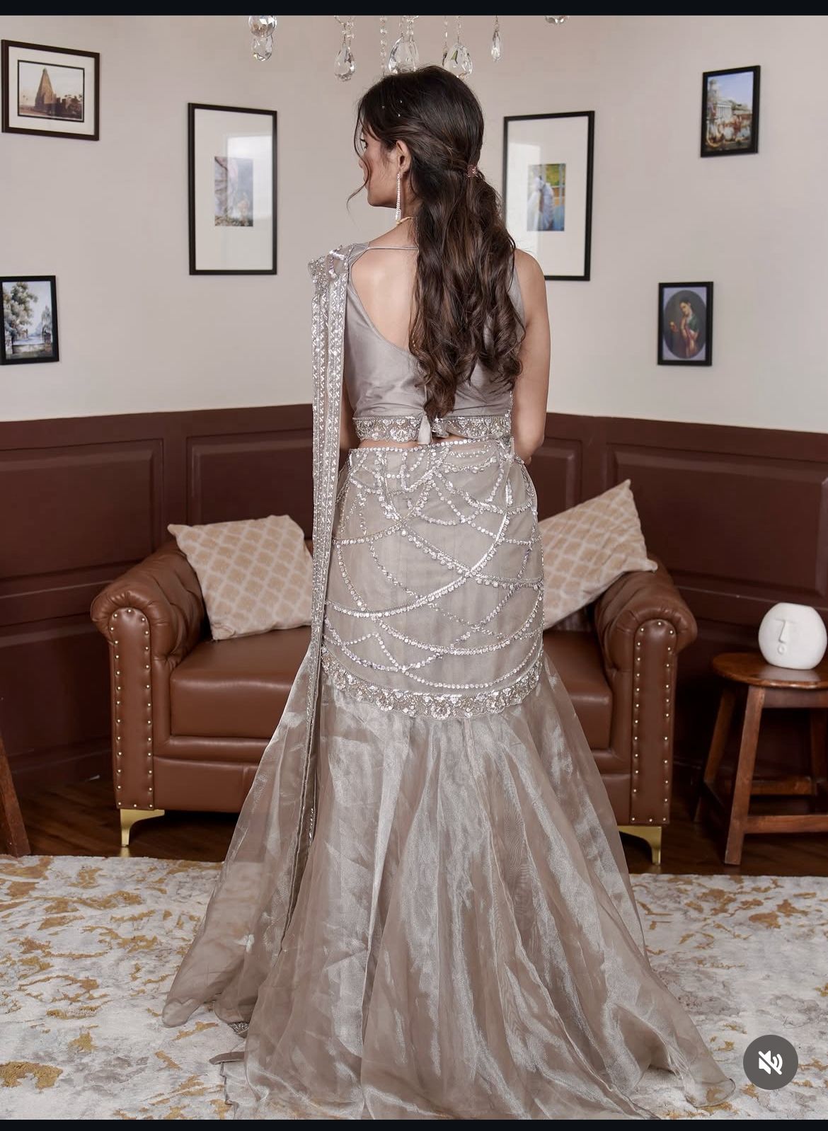 Silver artistry Gown