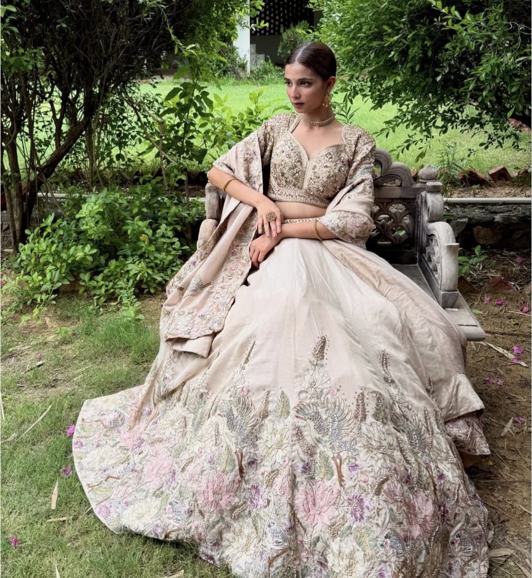 White Masaba Lehenga