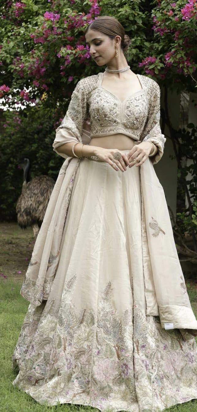 White Masaba Lehenga