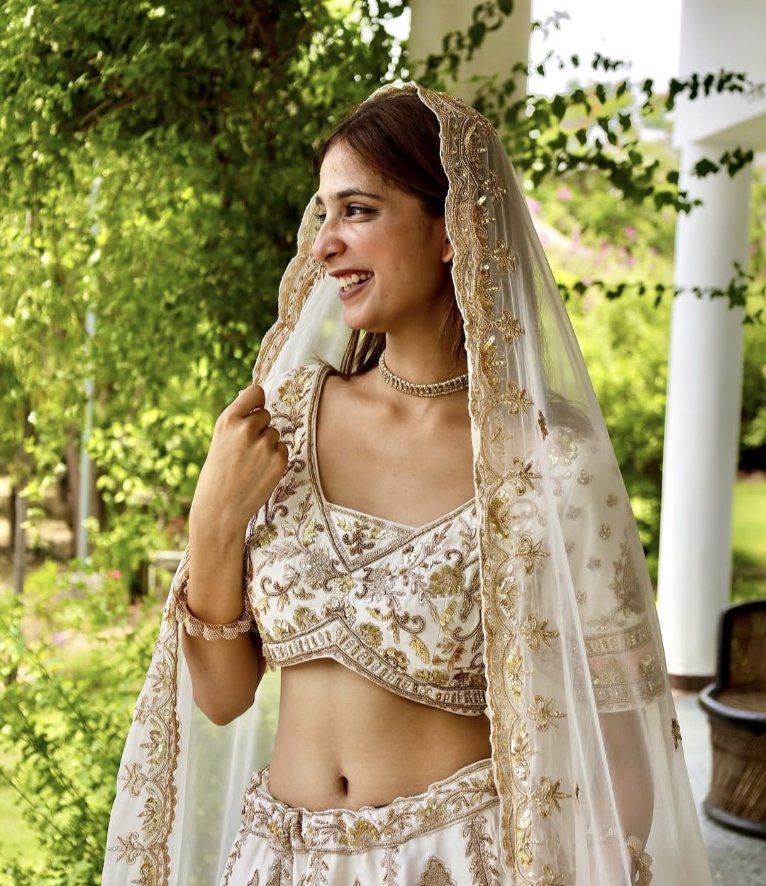White Masaba Lehenga
